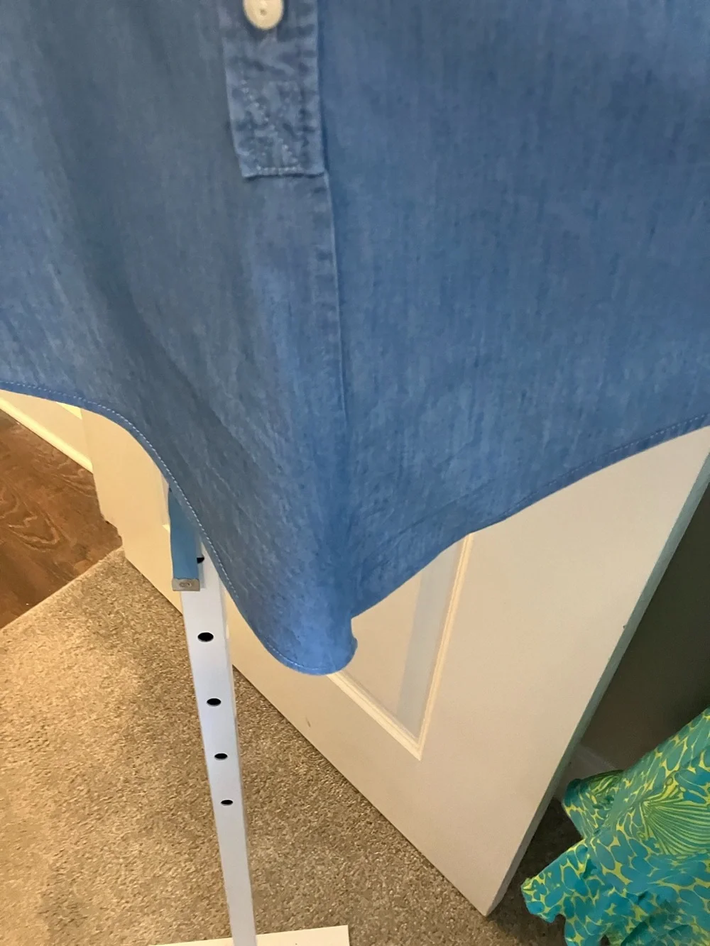 J. Crew sleeveless chambray